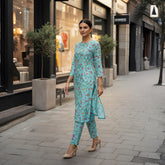 2 Pcs Ladies Suit  Des  120